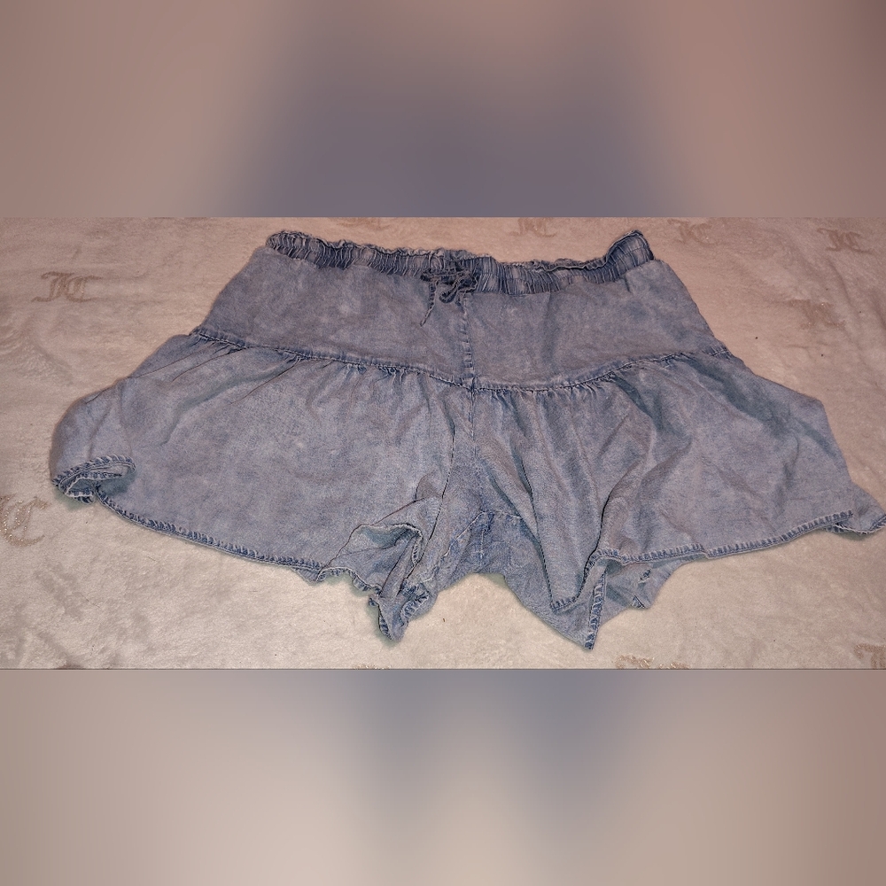 Cato High Waist Light Blue Shorts